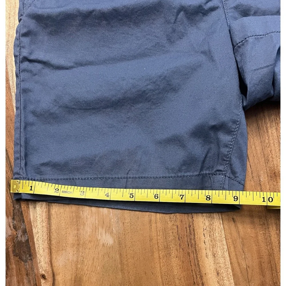 Old Navy Boys Blue Relaxed Dock Shorts Elastic Waist Cotton Size L 10-12 NWT